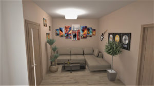 Full Room дизайн коридор-гостинная